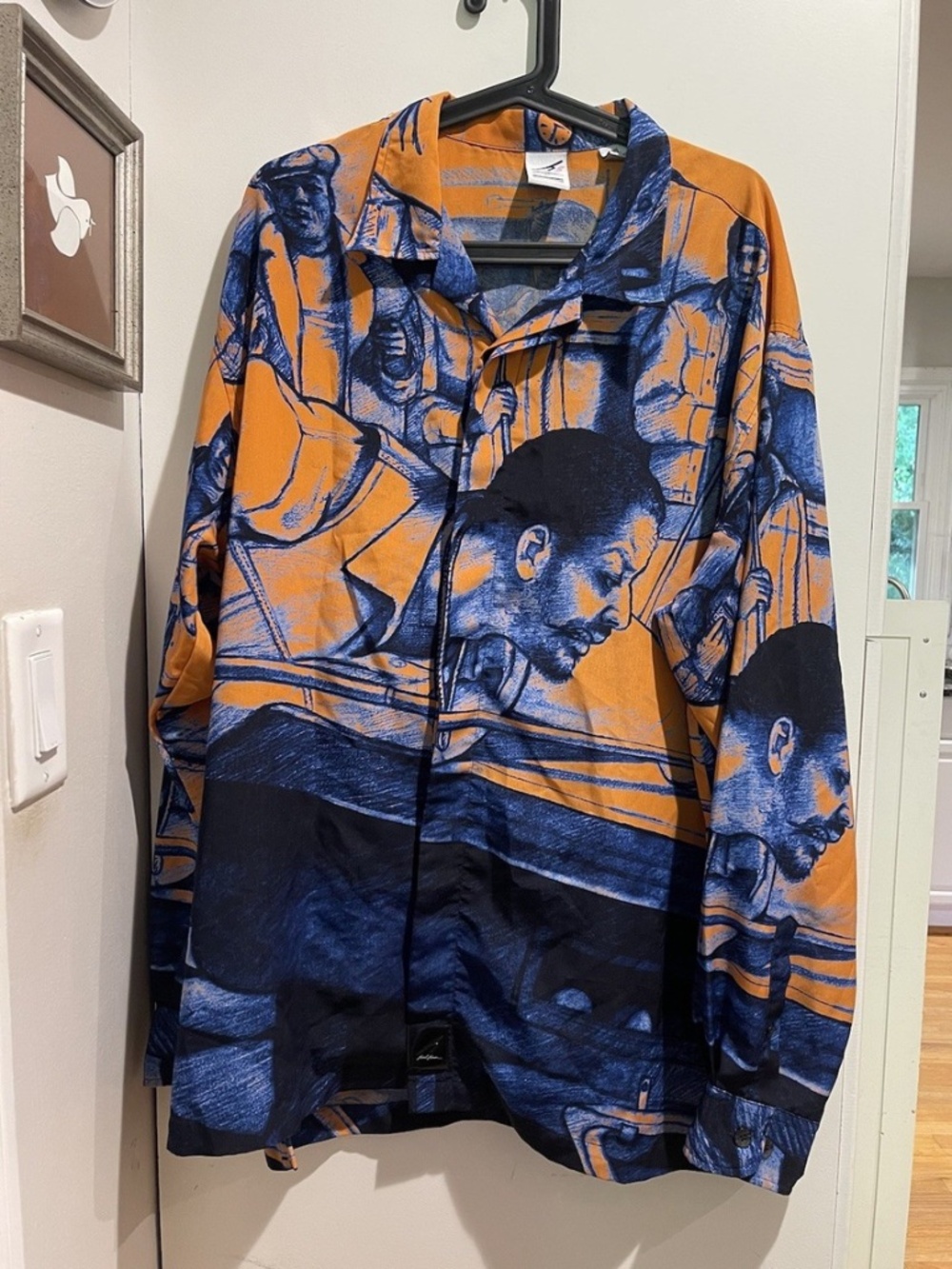Rare Vintage Karl Kani Button Up XL Shirt Long Sleeve 90s Hip Hop Street Wear